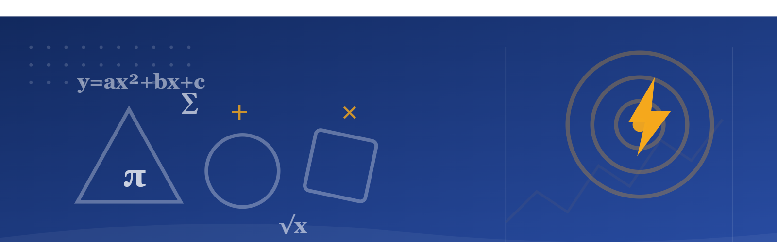 Impact Math 冲击波数学品牌横幅 - Math in English 双语数学思维
